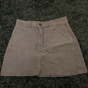 Lavender corduroy skirt